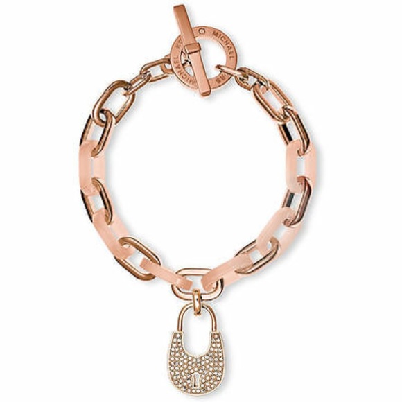 ✨Michael Kors Rose Gold & Blush bracelet - Picture 1 of 5